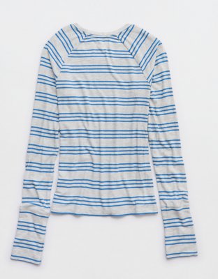 OFFLINE By Aerie Thumbs Up Fitted Ribbed T-Shirt