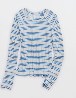 OFFLINE By Aerie Thumbs Up Fitted Ribbed T-Shirt