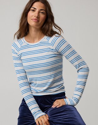 OFFLINE By Aerie Thumbs Up Fitted Ribbed T-Shirt