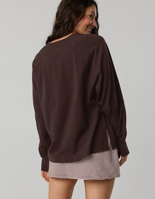 OFFLINE By Aerie Pique Long Sleeve T-Shirt