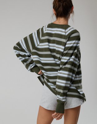 OFFLINE By Aerie Pique Long Sleeve T-Shirt