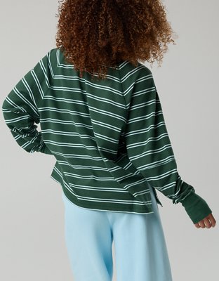 OFFLINE By Aerie Pique Long Sleeve T-Shirt