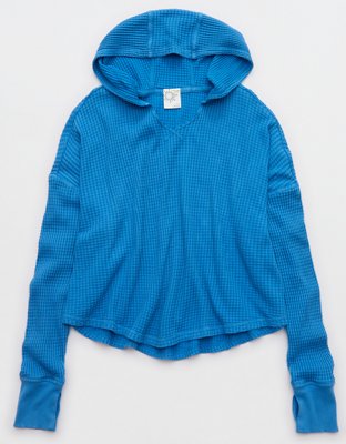 OFFLINE By Aerie Wow! Waffle Hoodie