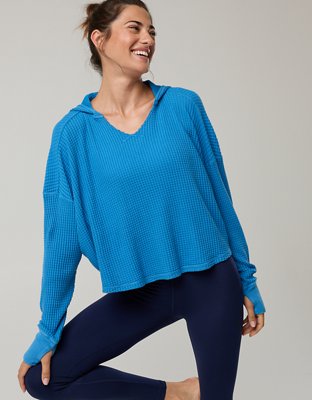 OFFLINE By Aerie Wow! Waffle Hoodie