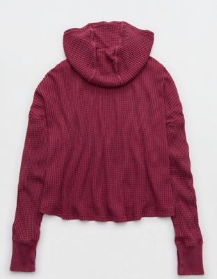 OFFLINE d’Aerie, à couper le souffle! Chandail à capuchon gaufré