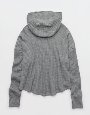 OFFLINE By Aerie Wow! Waffle Hoodie