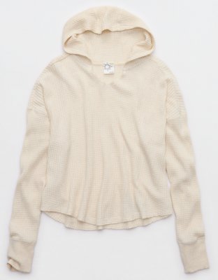 OFFLINE By Aerie Wow! Waffle Hoodie