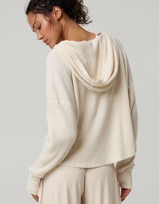 OFFLINE By Aerie Wow! Waffle Hoodie