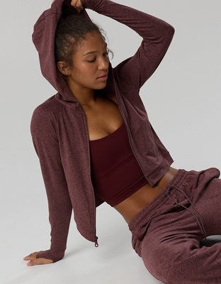 OFFLINE By Aerie Weekend Away Full Zip Hoodie