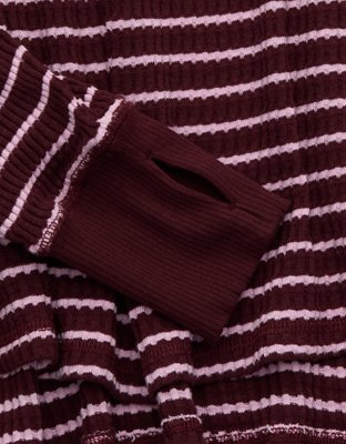 OFFLINE By Aerie Wow! Waffle Long Sleeve V Neck T-Shirt