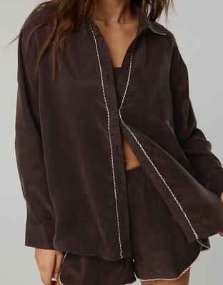 OFFLINE By Aerie You're So Smooth Button Up Shirt