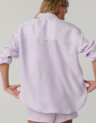 OFFLINE By Aerie You're So Smooth Button Up Shirt