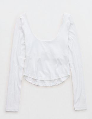 OFFLINE By Aerie Real Me Double Scoop Long Sleeve T-Shirt