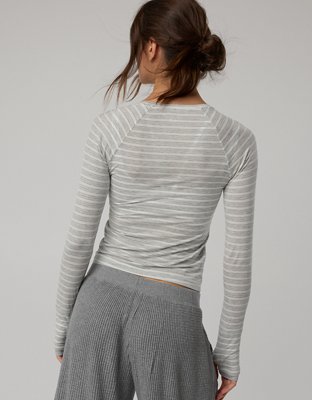 OFFLINE By Aerie Thumbs Up Fitted T-Shirt