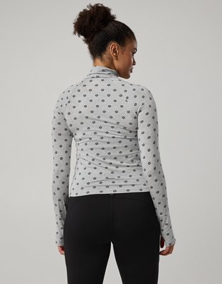 OFFLINE By Aerie Thumbs Up Long Sleeve Turtleneck Shirt