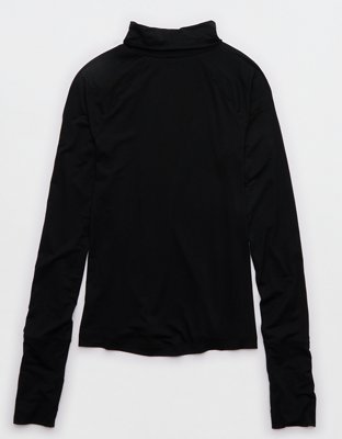 OFFLINE By Aerie Thumbs Up Long Sleeve Turtleneck Shirt