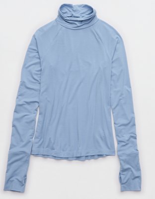 OFFLINE By Aerie Thumbs Up Long Sleeve Turtleneck Shirt