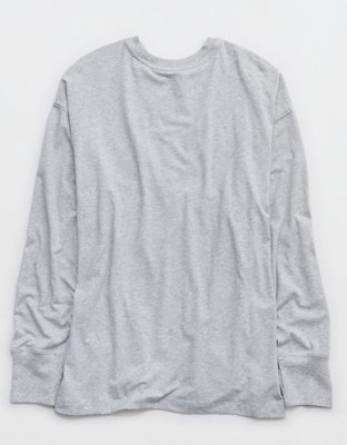 OFFLINE By Aerie Let's Stretch Long Sleeve Boyfriend T-Shirt