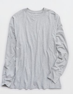 OFFLINE By Aerie Let's Stretch Long Sleeve Boyfriend T-Shirt