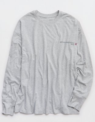 OFFLINE By Aerie Let's Stretch Long Sleeve Boyfriend T-Shirt