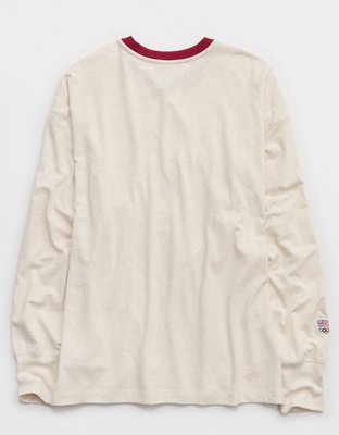 OFFLINE By Aerie Team USA Collection Let's Stretch Long Sleeve T-Shirt