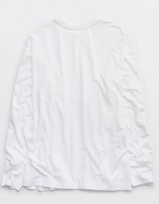 OFFLINE By Aerie Let's Stretch Long Sleeve Boyfriend T-Shirt