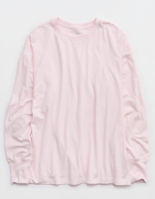 OFFLINE By Aerie Let's Stretch Long Sleeve Boyfriend T-Shirt