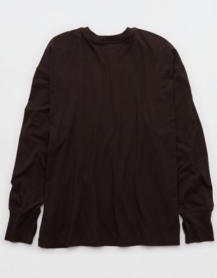 OFFLINE By Aerie Let's Stretch Long Sleeve Boyfriend T-Shirt