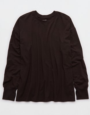 OFFLINE By Aerie Let's Stretch Long Sleeve Boyfriend T-Shirt