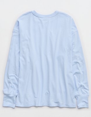 OFFLINE By Aerie Let's Stretch Long Sleeve Boyfriend T-Shirt