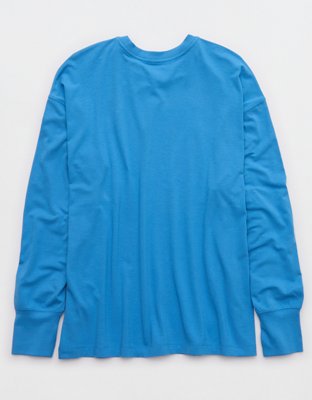 OFFLINE By Aerie Let's Stretch Long Sleeve Boyfriend T-Shirt