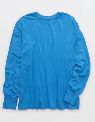 OFFLINE By Aerie Let's Stretch Long Sleeve Boyfriend T-Shirt