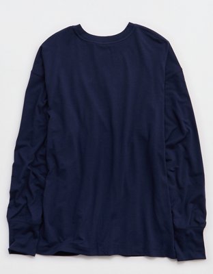 OFFLINE By Aerie Let's Stretch Long Sleeve Boyfriend T-Shirt