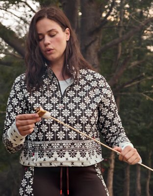 OFFLINE By Aerie Warmup Quarter Zip