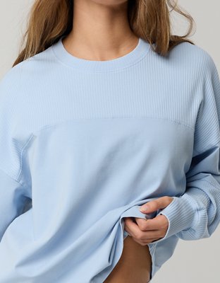OFFLINE By Aerie OG Cotton Crewneck Sweatshirt