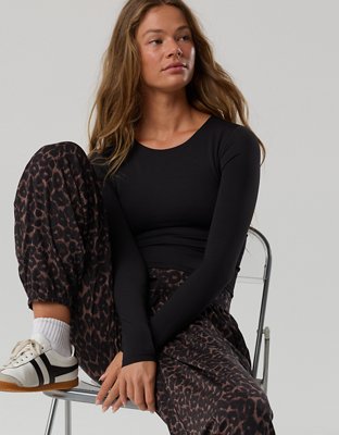 OFFLINE By Aerie Real Me XTRA Long Sleeve Crewneck T-Shirt