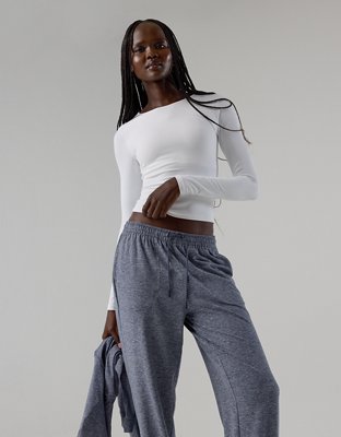 OFFLINE By Aerie Real Me XTRA Long Sleeve Crewneck T-Shirt
