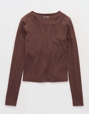 OFFLINE By Aerie Real Me XTRA Long Sleeve Crewneck T-Shirt