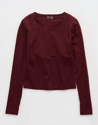 OFFLINE By Aerie Real Me XTRA Long Sleeve Crewneck T-Shirt