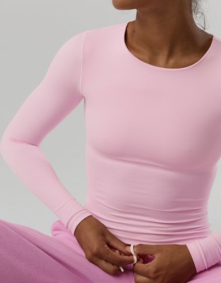OFFLINE By Aerie Real Me XTRA Long Sleeve Crewneck T-Shirt