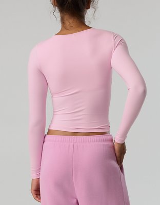 OFFLINE By Aerie Real Me XTRA Long Sleeve Crewneck T-Shirt