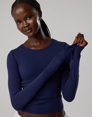 OFFLINE By Aerie Real Me XTRA Long Sleeve Crewneck T-Shirt