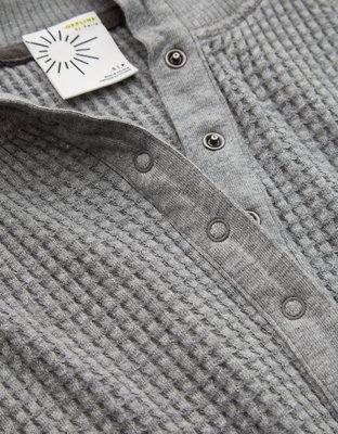 Offline By Aerie Oversized Long Sleeve Pique Tee