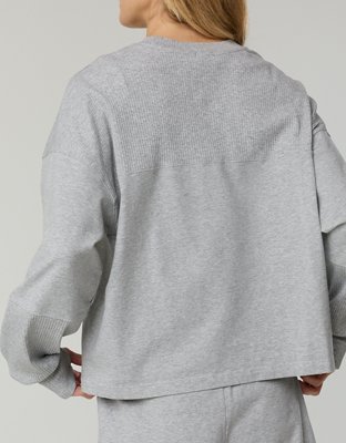 OFFLINE By Aerie OG Playera de Algodón con Cuello Redondo