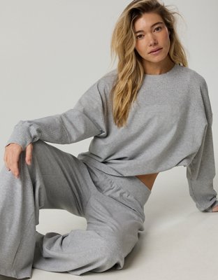 OFFLINE By Aerie OG Playera de Algodón con Cuello Redondo