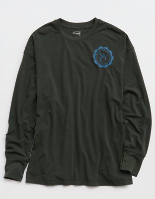 OFFLINE By Aerie Let's Stretch Long Sleeve Boyfriend T-Shirt