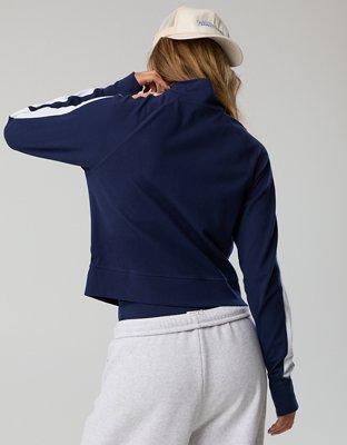 OFFLINE By Aerie Pique Long Sleeve Full Zip