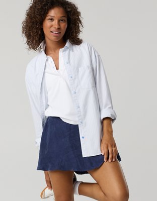 OFFLINE By Aerie Oxford Oversized Long Sleeve Button Up Shirt