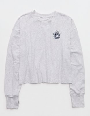 OFFLINE By Aerie Let's Stretch Long Sleeve Cropped T-Shirt