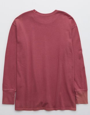 Женские футболки Aerie OFFLINE By Aerie Graphic Long Sleeve Crewneck T-Shirt — фото 4